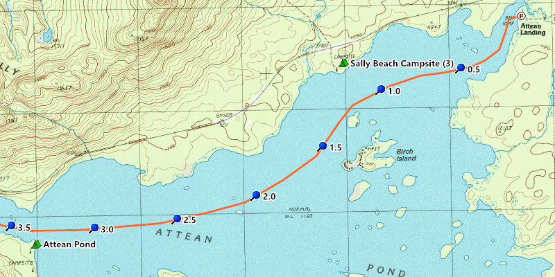 Mile Markers converted to waypoints in ExpertGPS