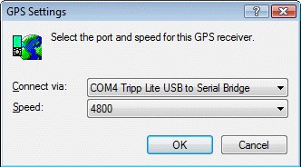 USB to Serial Adapter baud and com setup